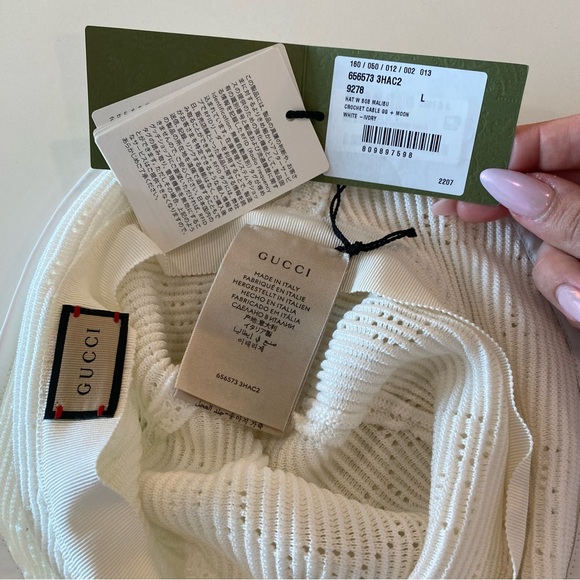 Gucci GG Crochet Knitted Bucket Hat - Picture 9 of 11